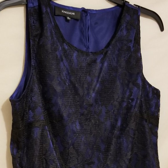 JONES WEAR 100% Polyester Shoulder Strap Top - Picture 5 of 8